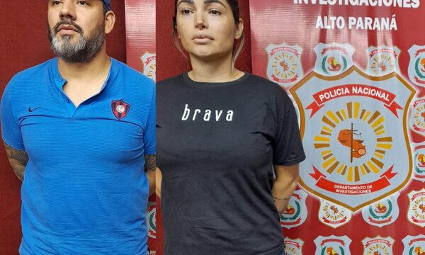 Detienen a una pareja en marcodel operativo “A Ultranza Py” – Diario TNPRESS