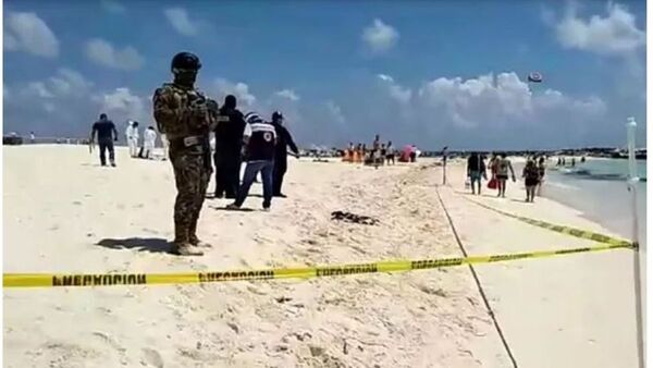 Hallan restos humanos dentro de una bolsa en playa de Cancún