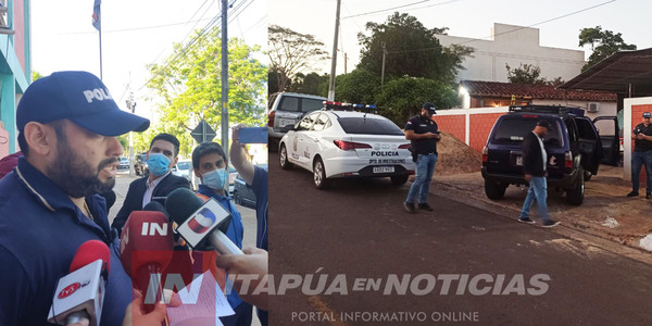 ALLANAMIENTO EN EL MARCO DE LA INVESTIGACIÓN DE UN HOMICIDIO EN ENCARNACIÓN - Itapúa Noticias