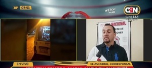 Atentan contra ambulancia en Guayaybí - C9N