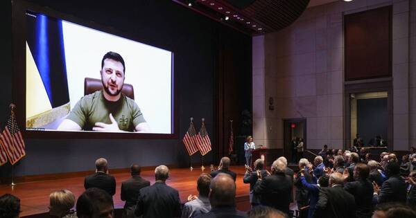 La Nación / Zelenski compara guerra en Ucrania con el 11-S ante Congreso de EEUU