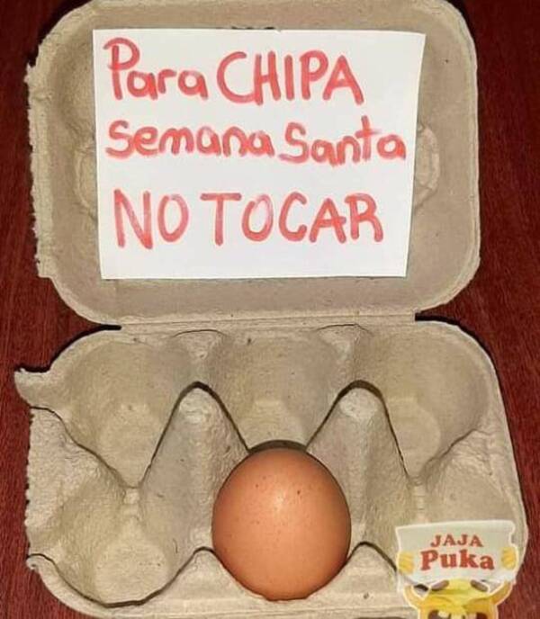 Crónica / Reír para no llorar: Con humor loperro toman el alto precio y escasez de huevos