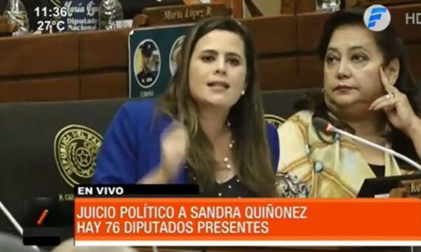 Libelo acusatorio contra Sandra Quiñónez | Telefuturo