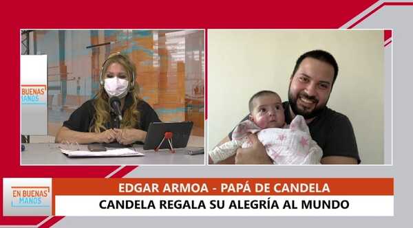 Padre de Candela habló de su evolución y de la alegría que causó verla reír - Megacadena — Últimas Noticias de Paraguay