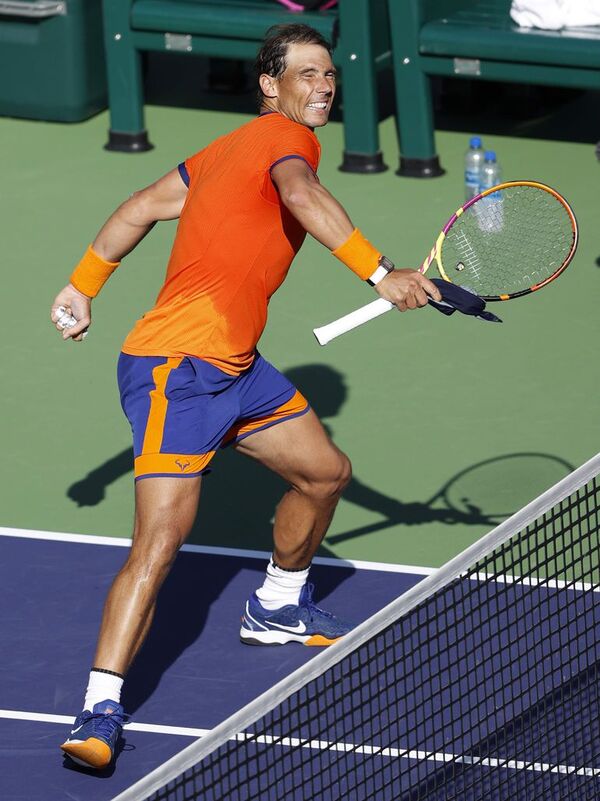Nadal a cuartos, sudando para vencer a Opelka en Indian Wells - Polideportivo - ABC Color