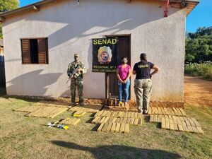 Detienen a mujer responsable de acopiar droga en Amambay