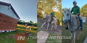 ANTE LA SUBA DEL COMBUSTIBLE VUELVEN A TRASLADARSE EN CABALLO - Itapúa Noticias