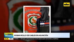 Sorprendidos con rollo de cables en mano. Los detenidos tenían cuchillos con que sacaban el cobre  - ABC Noticias - ABC Color