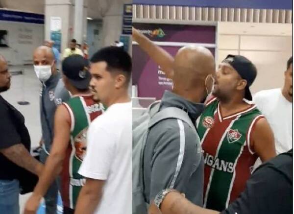 Crónica / [VIDEO] Nerviosos hinchas del "Flu" esperaron en el aeropuerto a sus peloteros