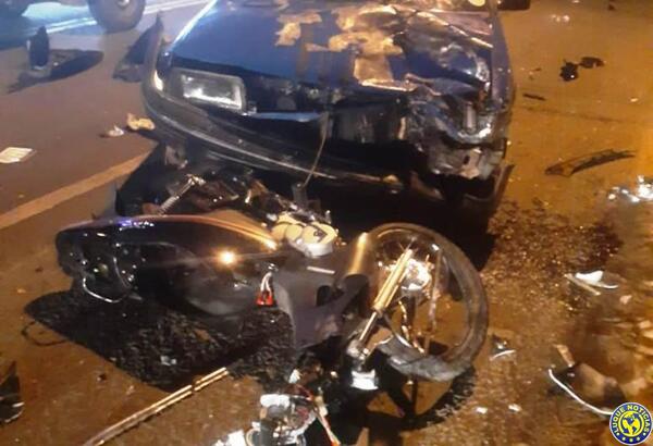Motociclista pierde la vida en un choque frontal •