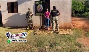 Tenía más de 200 kilos de marihuana en su casa y fue detenida