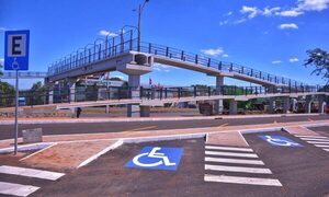 Pasarela peatonal del Km. 9 ya está lista