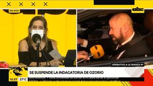 Se suspende la Indagatoria de Ozorio - ABC Noticias - ABC Color