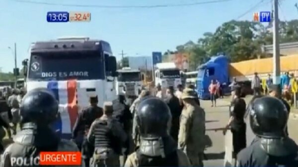 Guayaibí: Incidentes entre manifestantes y policías | Noticias Paraguay