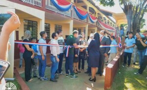 Municipalidad de CDE inaugura varias mejoras en escuela de Área 1