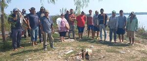 Pescadores protestan por trabajos de dragado en el río Paraguay - Nacionales - ABC Color