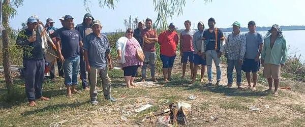 Pescadores protestan por trabajos de dragado en el río Paraguay - Nacionales - ABC Color