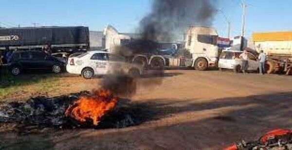 Patrulla Caminera reporta 60 cortes de rutas en todo el país