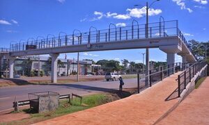 Concluyen obras de la pasarela peatonal delKm 9 de CDE, con financiamiento de Itaipu – Diario TNPRESS
