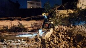 Colapsa parte de la estructura de la ex cervecería de Asunción