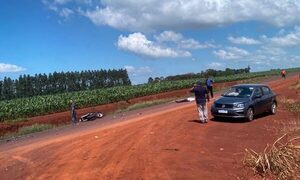 Motociclista fallece en accidente