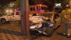 Accidente de tránsito sobre Félix Bogado - SNT