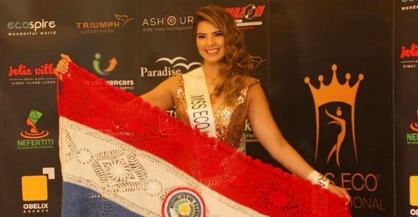 Paraguaya fue la modelo latina más destacada del Miss Eco 2022
