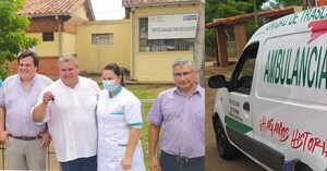 Entregan ambulancia para beneficio de la ciudadanía de Ñumí - Noticiero Paraguay