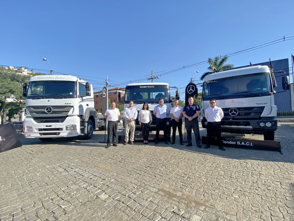 Condor S.A.C.I. entregará ocho camiones Mercedes-Benz a Cielo Azul B Paraguay