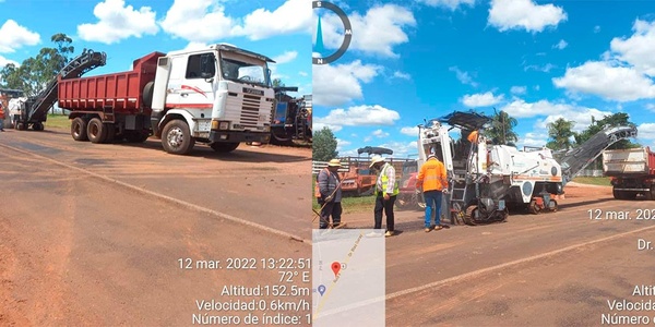 MOPC ENCARA TRABAJOS DE REPARACIÓN SOBRE LA RUTA 8, TRAMO YUTY - JOSÉ LEANDRO OVIEDO - Itapúa Noticias
