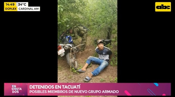 Detienen a sospechosos de integrar nuevo grupo armado en Tacuatí