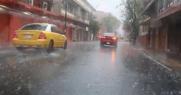 La Nación / Meteorología anuncia lluvias intensas con tormentas eléctricas y ocasional caída de granizo