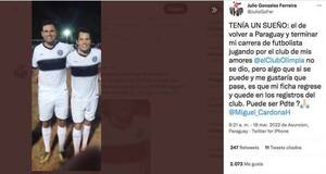Crónica / Julio González Ferreira “Fichará” por Olimpia
