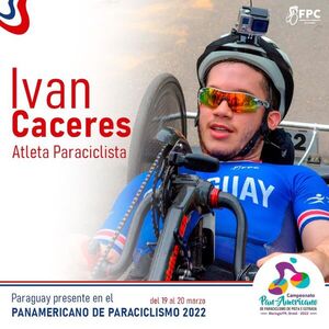 El paraciclista Iván Cáceres participa en un histórico campeonato - Polideportivo - ABC Color