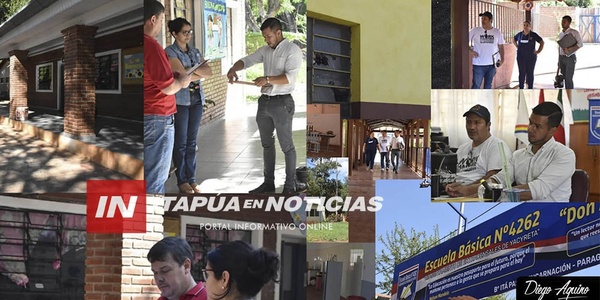 INTENSO RECORRIDO DE VERIFICACIÓN DE LA SITUACIÓN DE ESCUELAS DE ENCARNACIÓN. - Itapúa Noticias