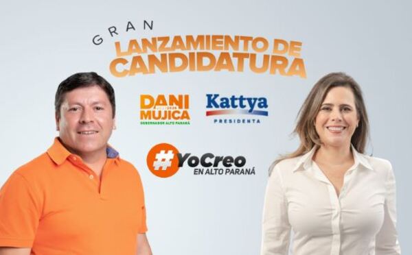 Pereira Mujica y Kattya González lanzan hoy candidatura en CDE - La Clave