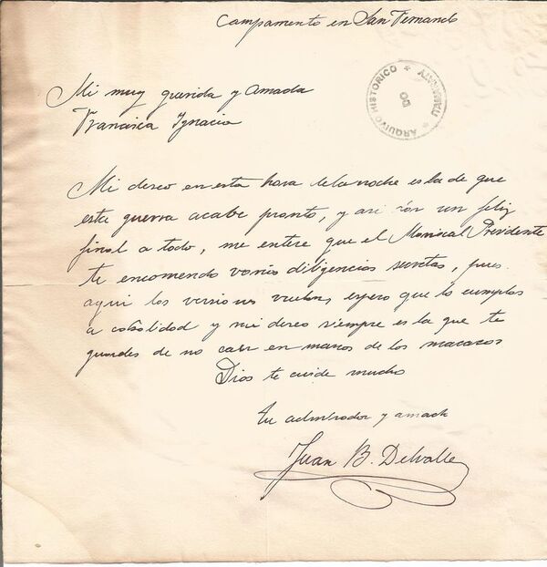 Un romance y cartas de amor en tiempos de guerra - ABC Revista - ABC Color