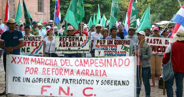 La Nación / Campesinos, nativos y “sin techo” llegan a Asunción para quedarse