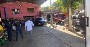 La Nación / Allanan tinglado en Caacupé que operaba como presunto desarmadero
