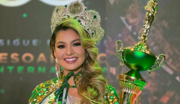 La paraguaya que ganó la corona de Miss Mesoamerica