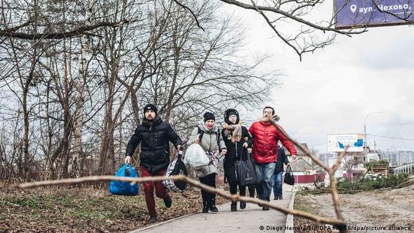 Guerra en Ucrania: Diez millones de personas ya dejaron sus hogares - ADN Digital