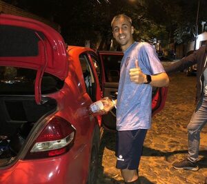 No solamente Olimpia: pelotero de Ameliano se quedó avei sin combustible