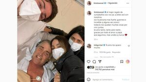 Alejandro Stoessel recibió mucho amor de su hija