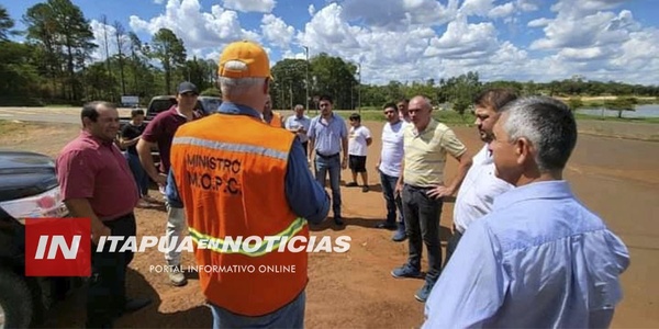 MOPC PROYECTA IMPORTANTES OBRAS EN SAN JUAN DEL PARANÁ - Itapúa Noticias