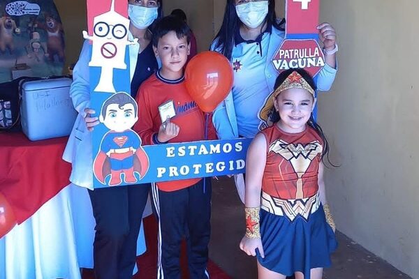 En «Día D» inmunizaron a más de mil niños contra Sarampión, Polio y Rubéola en Alto Paraná