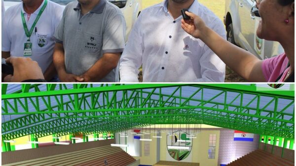 SANTA RITA TENDRÁ ANHELADO POLIDEPORTIVO MEDIANTE GESTIONES DE LA MUNICIPALIDAD