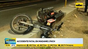 Motociclista falleció cuando descendía viaducto - ABC Noticias - ABC Color