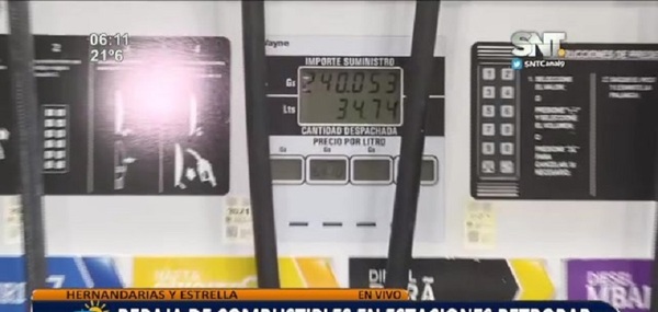 Estaciones Petropar: Rebajas en precios de combustibles - SNT