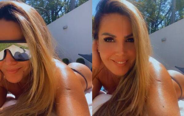 Crónica / ¿Ojepilla paite? El insólito detalle en fotos hot de Lorena Arias