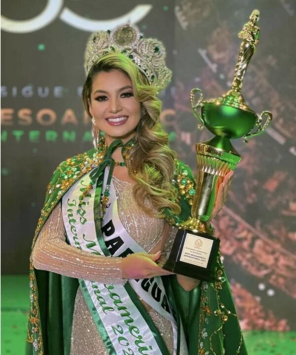 Paraguay se queda con la corona de Miss Mesoamérica Internacional 2022